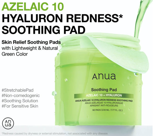 Azelaic 10 Hyaluron Redness Soothing Pad