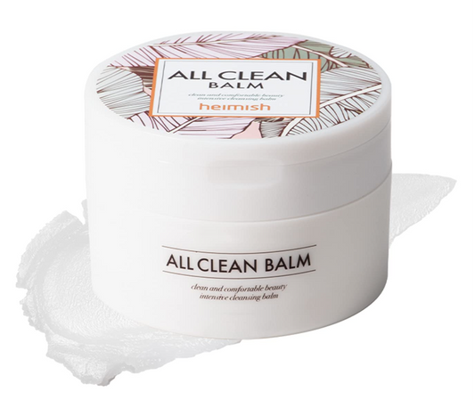 a jar of all clean balm on a white background