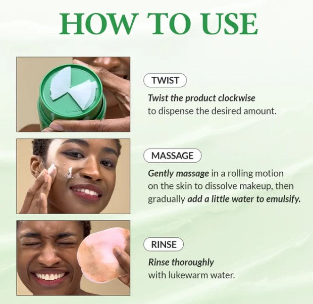 instructions for how to use a face mask