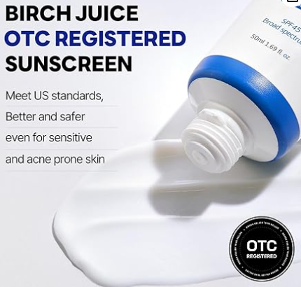 Round Lab Birch Moisturizing Sunscreen UVLock SPF 45+ Broad Spectrum- 50ml