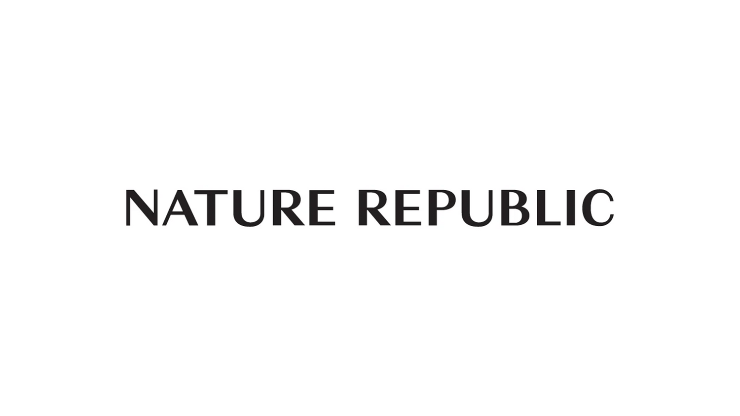 a white background with the words nature republic