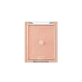 rom&nd See-Through Veil Lighter in a compact, showcasing its radiant peach shade with a shimmering finish.