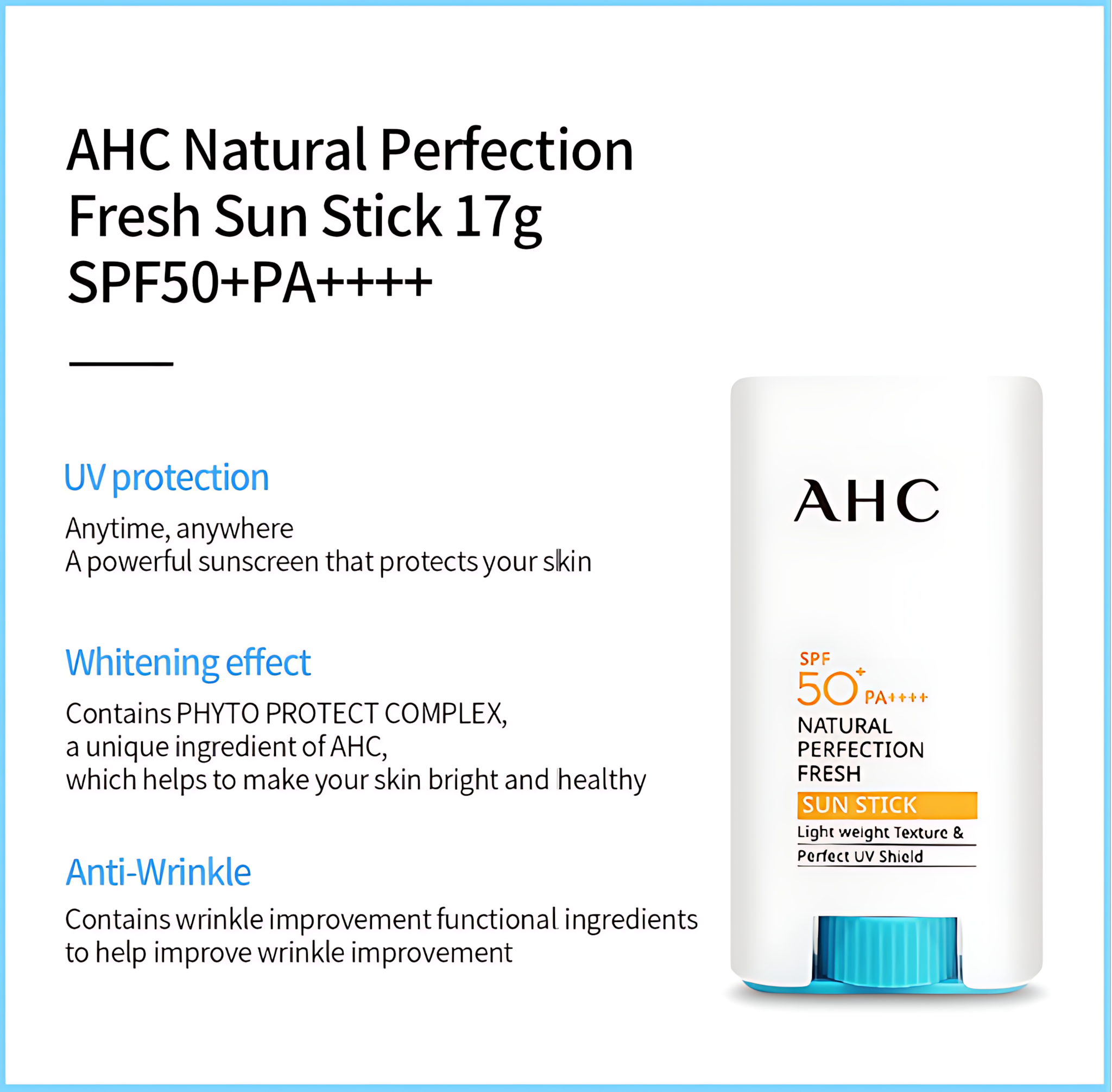 AHC Natural Perfection Fresh Sun Stick