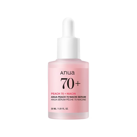 ANUA Peach 70% Niacin Serum - Deep Hydration, Radiance Boost, Skin Repair with Peach Extract