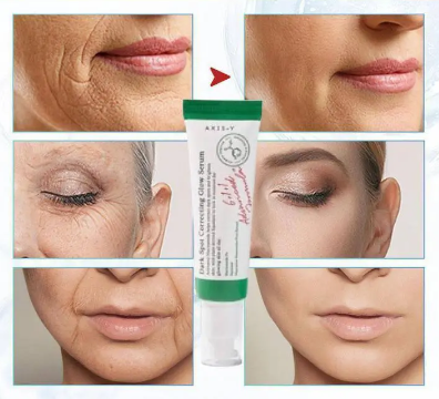 a collage of photos of a woman's face