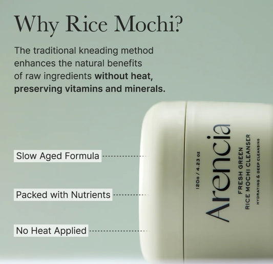Arencia Fresh Green Rice Mochi Cleanser
