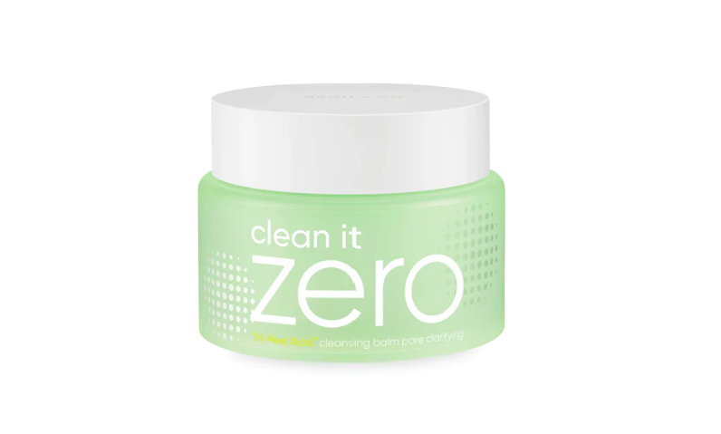 a jar of clean it zero cream on a white background