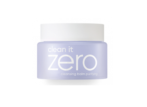 a jar of clean it zero cream on a white background