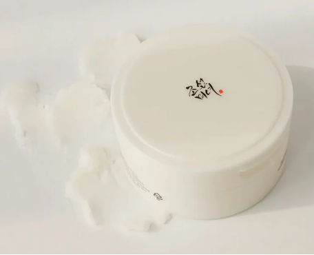 a white container with some white stuff in it