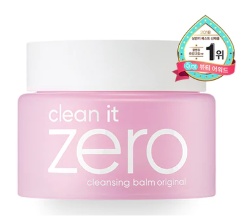 a jar of clean it zero cream on a white background