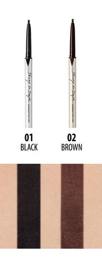 Collection of Clio Sharp So Simple waterproof pencil eyeliners displayed in various colors, perfect for upgrading your eye makeup routine.