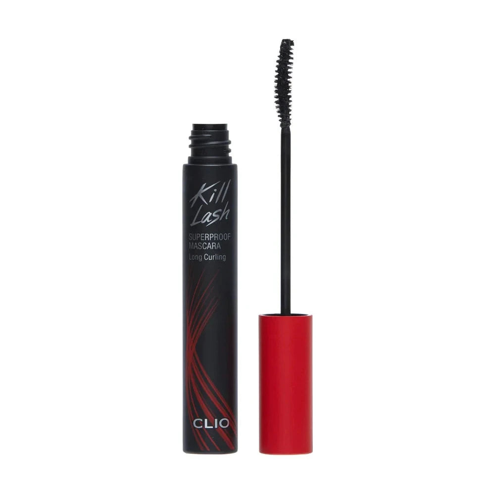 a mascara with a black tube on top of it