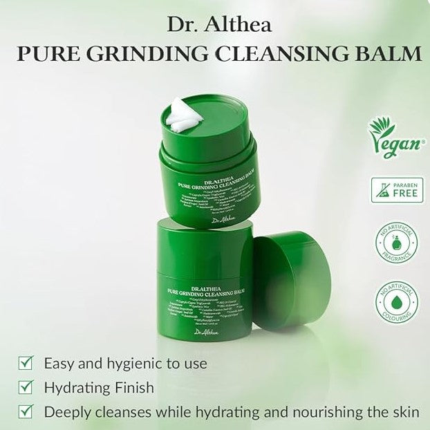 a bottle of aloein pure grinding cleaning balm