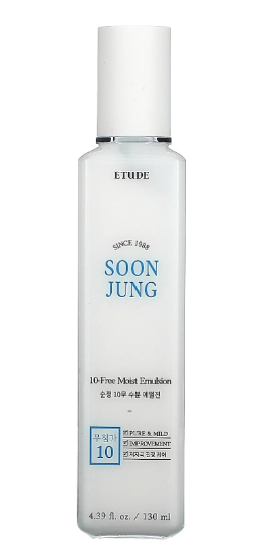 a bottle of soonjun lotion on a white background
