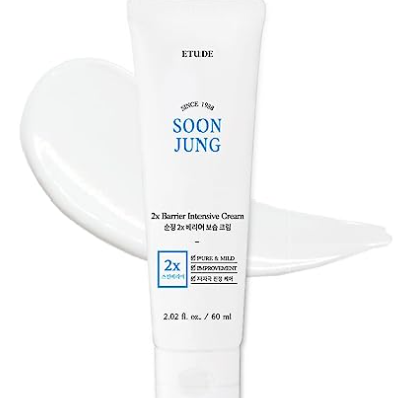 a tube of soonjung cream sitting on top of a white plate