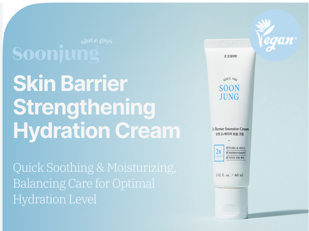 ETUDE - Soon Jung 2x Barrier Intensive Cream - 60ml