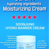 a blue background with three stars and a jar of cream