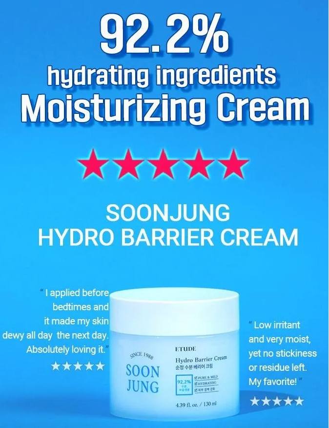 ETUDE - Soon Jung Hydro Barrier Cream - 75ml