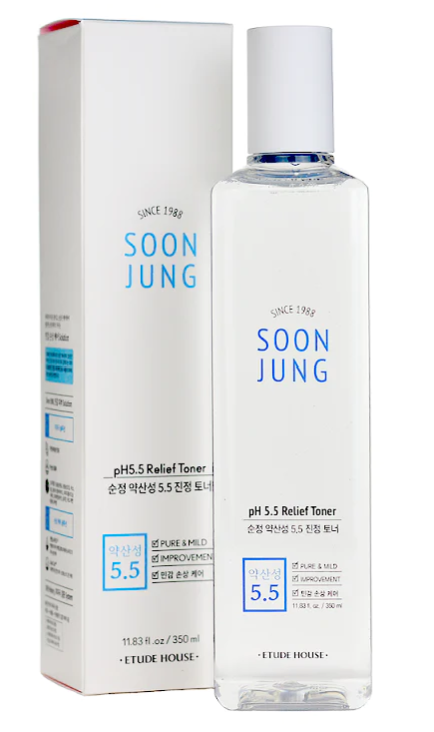 ETUDE - Soon Jung PH5.5 Relief Toner - 350ml