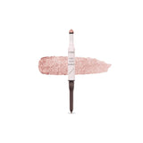 a close up of a pink marker with a white background