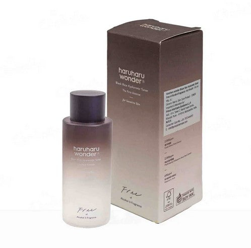 Haruharu Wonder - Black Rice Hyaluronic Toner, a moisturizing black rice toner enriched with fermented black rice and bamboo extracts for revitalized and hydrated skin.