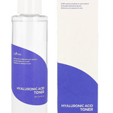 a bottle of hyalurionic acid toner next to a box
