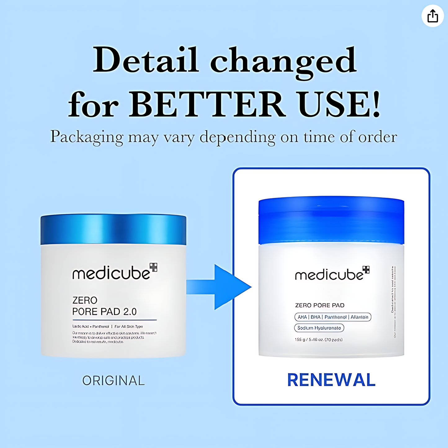 Medicube Zero Pore Pad (70 each)