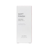 Missha - Soft Finish Sun Milk SPF50+ PA+++ is your go-to best sunscreen for oily skin, delivering all-day UV defense and sebum control for a shine-free complexion.
