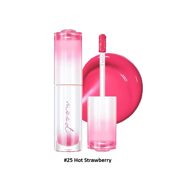 Peripera Ink Mood Glowy Tint - Glossy Lip Tint for Moisture and Vibrant