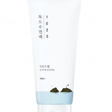 Round Lab 1025 Dokdo Sleeping Pack 100ml featuring a clean design, ideal for restoring radiance while you sleep.