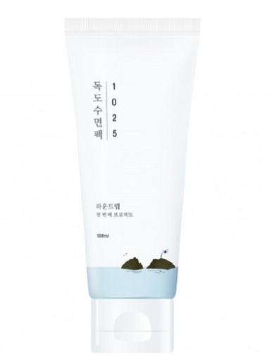 Round Lab 1025 Dokdo Sleeping Pack 100ml featuring a clean design, ideal for restoring radiance while you sleep.