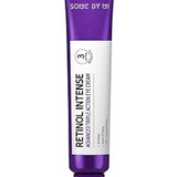 Close-up of Some By Mi Retinol Intense Advanced Triple Action Eye Cream showing detailed packaging, emphasizing its anti-aging benefits.