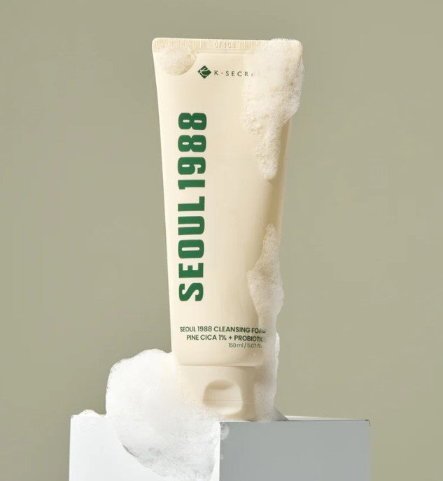 KSecret SEOUL 1988 Cleansing Foam : Pine Cica 1% + Probiotics
