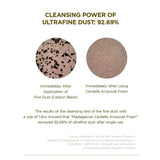 Application of Skin1004 Madagascar Centella Ampoule Foam 20ml on skin, demonstrating its soothing properties and the power of Centella Asiatica foam for a balanced cleanse.