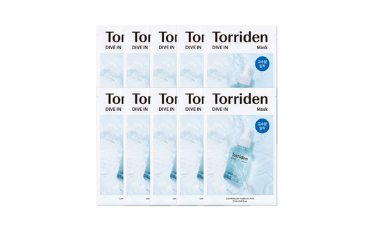 TORRIDEN - Dive-In Low Molecule Hyaluronic Acid Mask Pack - 27ml-10ea