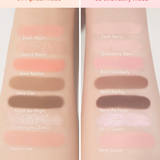 An artistic close-up of an eye using the rom&nd Apricot Mood palette, showcasing a fresh warm apricot look that's effortlessly stylish.