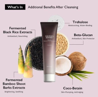 HARUHARU WONDER Black Rice Moisture 5.5 Soft Cleansing Gel – 100 ml