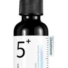 Numbuzin No.5 Vitamin Concentrated Serum in a sleek black dropper bottle, ideal for revitalizing dull skin.