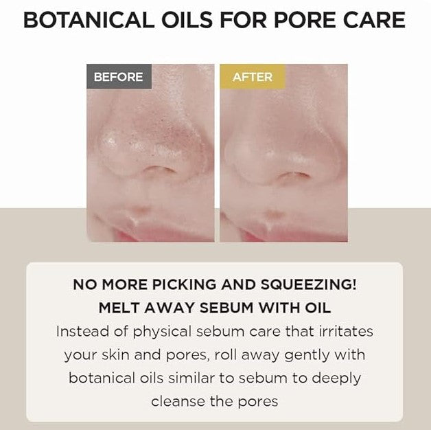 Informative graphic for Skin1004 Madagascar Centella Light Cleansing Oil outlining its ingredients like Centella Asiatica for effective pore care.