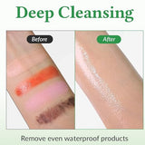 a close up of a person's arm with a swat of makeup on it