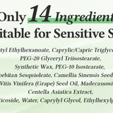 a label for a skin care product on a white background