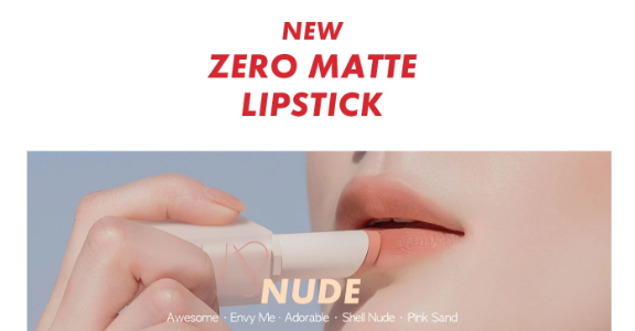 rom&nd Zero Matte Lipstick